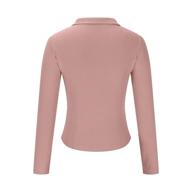 JGGSPWM Women's Stand Collar Long Sleeve Running Jacket