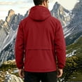 thumbnail image 4 of Lmueinov Mens Rain Jacket Windbreaker Waterproof Lightweight Packable Raincoat with Hood Zip Up Outdoor Jacket for Outdoor Travel Hiking, 4 of 8