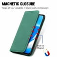 thumbnail image 2 of For OnePlus Nord N200 5G Case with Built-in Card Slots, Allytech PU Leather Shockproof TPU Back Protective Kickstand Magnetic Cover Wallet Purse Case for Oneplus Nord N200 5G, Green, 2 of 4