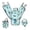 Blue Sea Turtle, variant on Pzuqiu Flowers Back Seat Extender for Dogs Blue Hard Bottom Car Seat Cover for Dogs Waterproof Backseat Pet Cover with Dog Handkerchief Scarf Triangle Bandana for SUV,Sedan