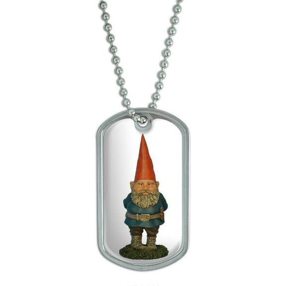 Garden Gnome Dog Tag