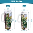 thumbnail image 6 of Yayeee 30oz Stainless Steel Tumbler with Straw and Handle Double-Wall Insulated Travel Water Bottle, Yellow Window, 6 of 8