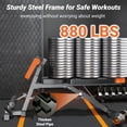 thumbnail image 4 of Roman Chair,Blacksmith Multi-Functiona Adjustable Weight Bench,880 LBS Capacity Back Extension Machine for HyperBack Extension for Glutes, Hamstrings & Lower Back,Black, 4 of 7