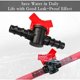 thumbnail image 3 of 10-Pack 1/2 Inch Drip Irrigation Valves for 16mm Tubing, Barbed Shut-Off Connectors for Garden Hose Systems, 3 of 5