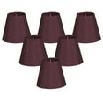 thumbnail image 3 of Royal Designs, Inc. Hardback Empire Chandelier Basic Shade CS-940-6MA-6, Maroon, 4 x 6 x 5.5, Pack of 6, 3 of 5