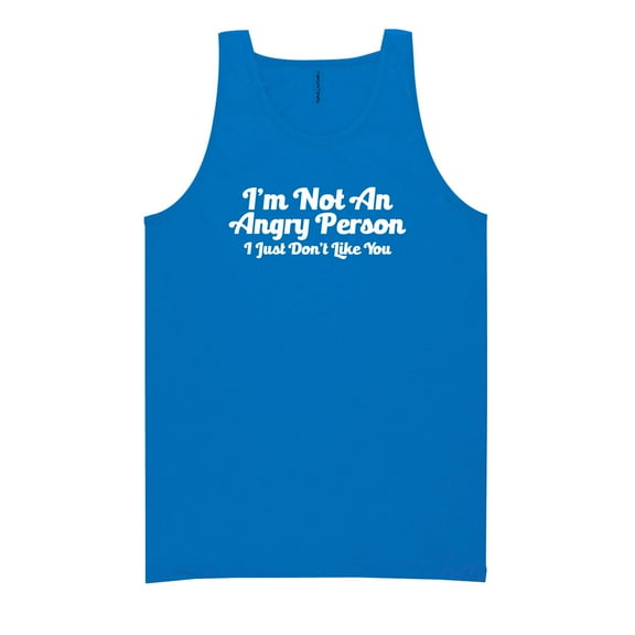 I'm Not An Angry Person Neon Tank Top