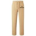 thumbnail image 2 of Boys Girls Baggy Sweatpants - Lightweight Straight Leg Athletic Pants with Pockets & Bow Knot, Comfortable Casual Sportswear for Kids 4-13 Years(Khaki,6-7Years), 2 of 4