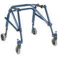 thumbnail image 1 of Drive Medical Nimbo Déambulateur Postérieur Roulant Léger en Aluminium, Petit, Bleu, 1 of 8