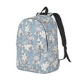 thumbnail image 2 of Xecao Lily Flower for Canvas College Laptop Backpack, Durable Rucksack Travel Notebook Bag School Backpack Book Bag for Men Women, 2 of 8