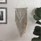 thumbnail image 3 of Cotton Wall Decoration Macrame Wall Hanging Tapestry Hand Woven Simple Boho Style for Room, 3 of 5
