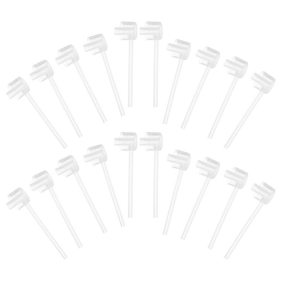 Worgeous  20 Pcs Perfume Refill Pump Tools Transfer Extractor Mini Grinder White