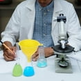 thumbnail image 4 of WHAMVOX 15Ud Embudo Triangular De Plástico Amarillo Ideal Para Uso En Laboratorios Y, 4 of 8