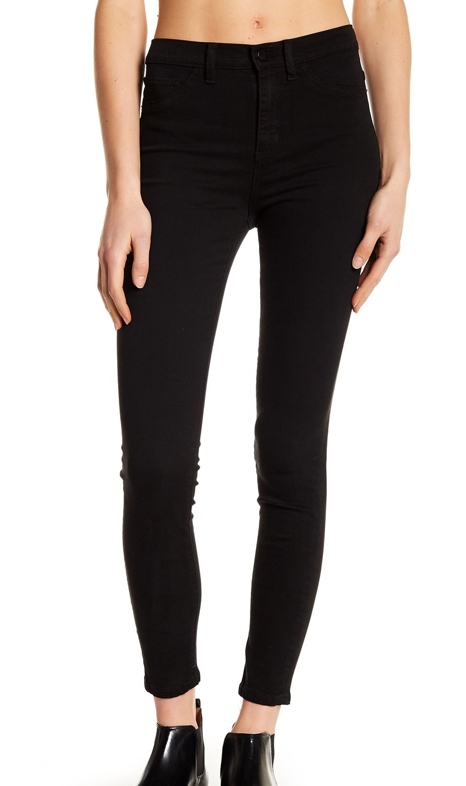 SP Black Jeans SP Womens Jeans Black 28x28 Skinny Leg High Rise Denim