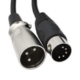 thumbnail image 4 of YIEMEEN 5P to 3Pin Adapter Cable Large DIN 5Pin Male To 3Pin Male/Female Extended Cord, 4 of 11