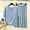 Blue, variant on Xdegoge Women'S Lounge Sets 2 Piece Outfits Short Sleeve Tops and Wide Leg Pants Sleepwear with Lettuce Trim Casual Soft Pajamas Nightwear Pjs Set