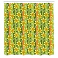 thumbnail image 3 of Ambesonne Floral Shower Curtain, Narcissus Flower Ornate, 69"Wx70"L, Green Yellow, 3 of 5