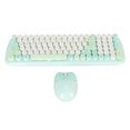 thumbnail image 2 of Teclado y mouse inalámbricos Sincero colorido tamaño completo verde, 2 of 10