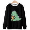 thumbnail image 1 of Tejiojio Men's and Big Men's Classic Tops Clearance Men Casual Fashion Round Neck Sweater Dinosaur 3D Print Pullover Long Sleeve Tops, 1 of 6