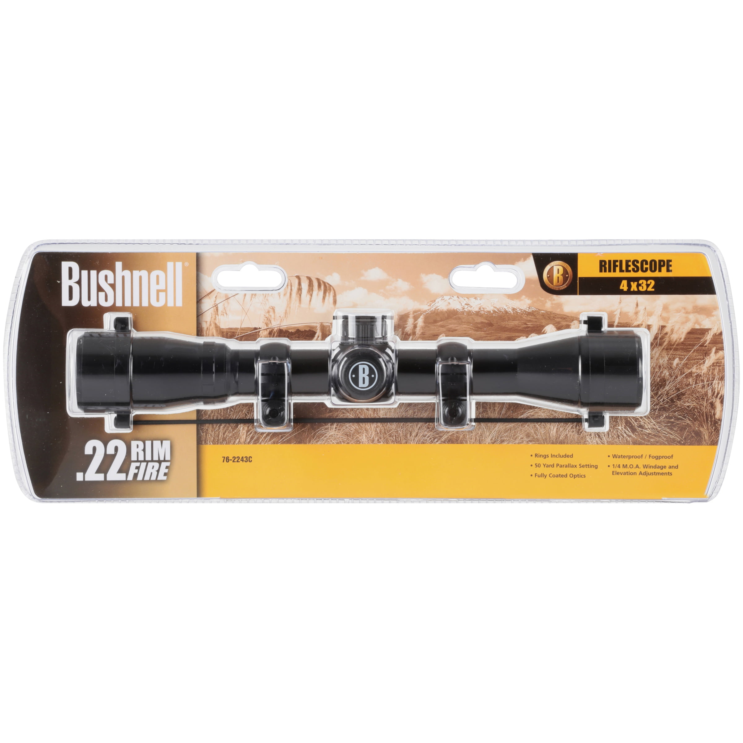 Bushnell 4 X 32 22 Rim Fire Riflescope Walmart Com Walmart Com