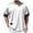 White, variant on SHenli Men's Cotton T Shirts Short Sleeve Heavyweight Crewneck Shirts Button T-Shirts Streetwear Gym Tops Summer Graphic Tees