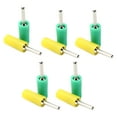 thumbnail image 3 of Conector De Sonda De Enchufe Tipo Banana, 5 Juegos De Enchufe Tipo Banana Macho De Latón, Varilla Recta De 10 A Para Toma De Panel De Resorte Interno ANGGREK Otros, 3 of 8