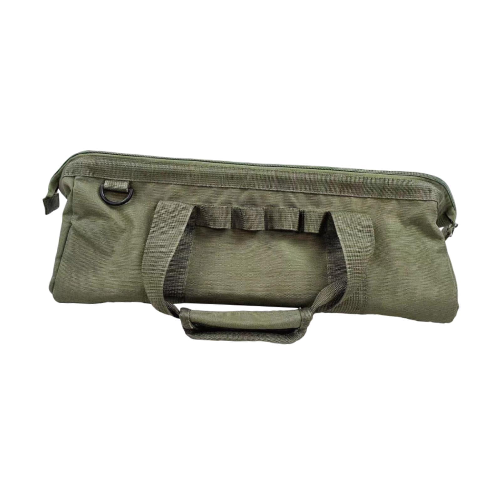 colaxi Tent Stakes Storage Bag Portable Camping Nail Bag for Outdoor Picnic Camping Green