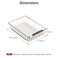 thumbnail image 3 of YASLIM  Cabinet Organizer,  Lower Cabinet, for Kitchen, Condiment Organizers, 2-Pack, Silver, 3 of 7
