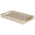 thumbnail image 2 of Lusan Vinyl Tray - Cream Faux Shagreen, 2 of 8