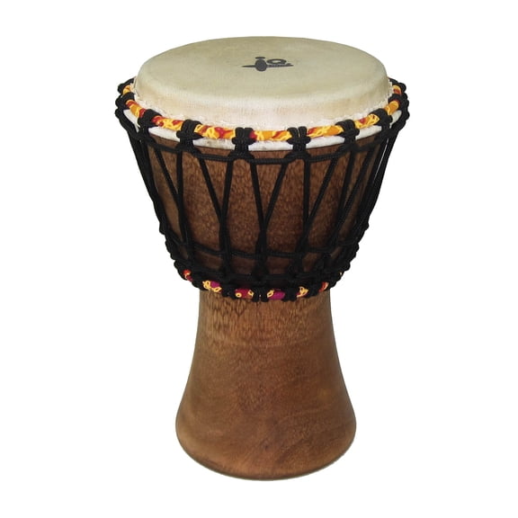 6" Traditional Rope-Tuned African Djembe