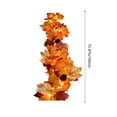 thumbnail image 3 of Fall Decorations for Home, 71 inch Fall Garland with Lights, Glowing Artificial Maple Leaves Home Decor Thanksgiving and Halloween, Bright colors, 3 of 9
