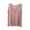 Pink 01, variant on AKOEE Modal Cotton Tank Tops Soft Pajama Sleep Tees for Women with Pleats Solid Sleeveless Base Undershirt (XL, Pink)