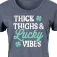 thumbnail image 3 of Instant Message - Thick Thighs And Lucky Vibes - Women's Any Way Dress, 3 of 6