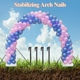 thumbnail image 2 of SUMMIT - Balloon Arch Kit Stand Foldable storage, 9FT Height & 10FT Width Adjustable Balloon Arch Frame, for Weddings, Baby Showers, Birthdays, Graduation, Backdrop for Parties, 2 of 15