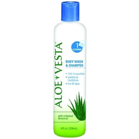 Convatec Aloe Vesta Shampoo and Body Wash - 324609DZ - 8 oz.  12 Each / Dozen