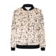 thumbnail image 5 of Ailaofu Womens Zip up Sweatshirt Jacket Stand Collar Hoodless Outerwear Casual Print Long Sleeve Bomber Coat with Pocket Fall, 5 of 5