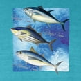 thumbnail image 2 of Wild Bobby, Cool Skipjack Bluefin Albacore Tuna Fish Trio, Fishing, Front and Back Garment-Dyed Short Sleeve Tees, Blue Lagoon, Small, 2 of 3