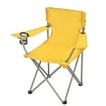 thumbnail image 2 of Ozark Trail Quad Folding Camp Chair with Cup Holder, Mustard Gold, 2 of 8