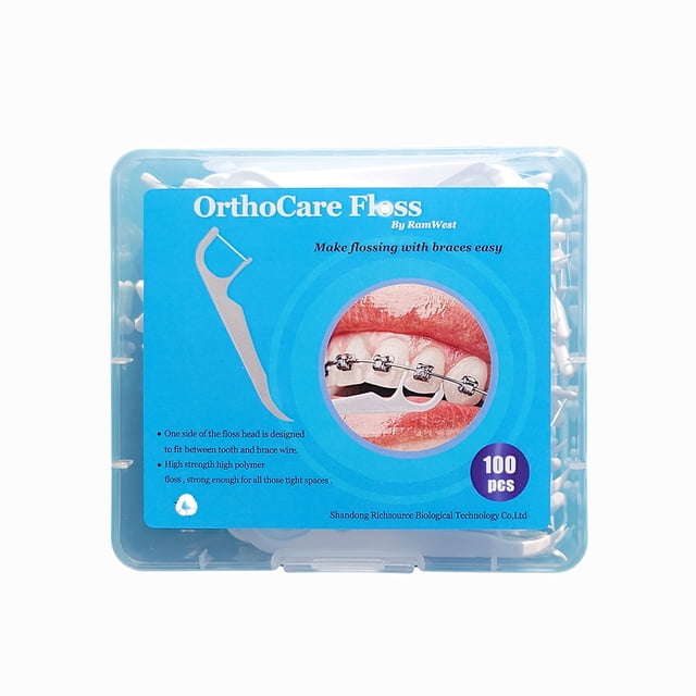 Hilo dental para brackets OrthoCare 100 unidades de alta resistencia