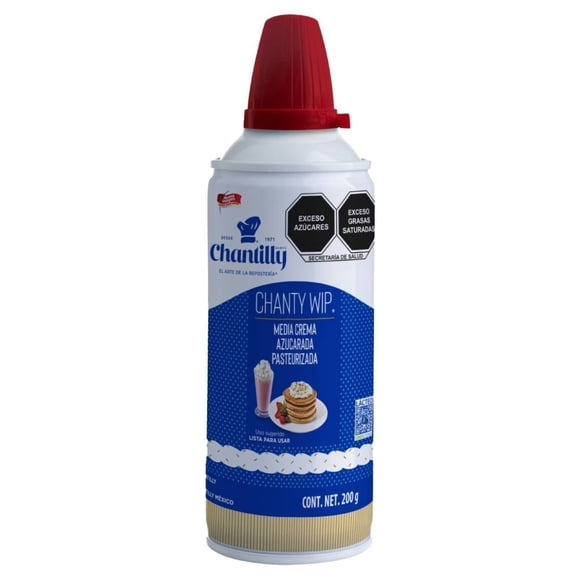 Media crema azucarada Chantilly Chanty Wip azucarada 200 g
