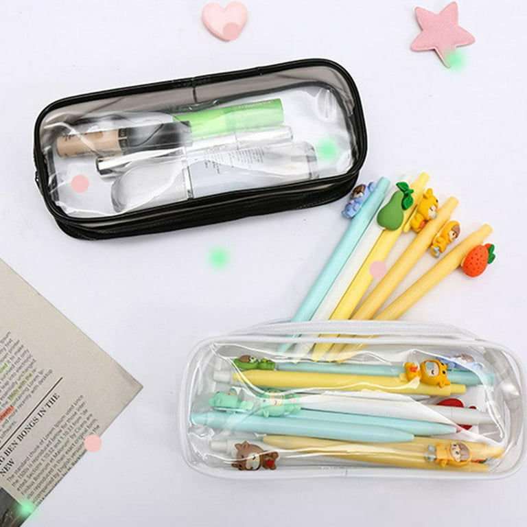 Wholesale Clear PVC Laser Pvc Pencil Case With Tassel Cute