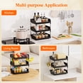 thumbnail image 6 of Lifewit Fruit Basket for Kitchen Counter, 3 Tier Fruit Bowl with Banana Hanger, Vegetable Storage Stand Holder Organizer for Bread Snack Produce, Black, 6 of 8