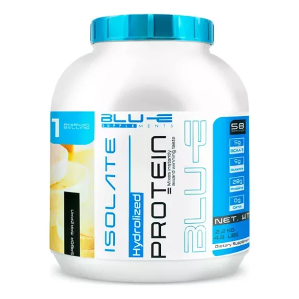 Proteína Whey Hidrolizada Isolate Blu-e De 2.2kg Para 58 Servicio Sabor Mazapan
