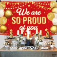 thumbnail image 4 of KatchOn, Red We Are So Proud of You Banner - XtraLarge, 72x44 Inch | Congratulations Banner for Graduation Party Decorations 2024 | Congratulations Decorations | Graduation Decorations Class of 2024, 4 of 10
