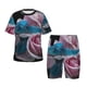 thumbnail image 1 of Balery Blue Lipped Pit Viper And Three Pink Roses Conjunto de Pijama Infantil de Manga Corta con Estampado – Ropa de Dormir de Algodón Suave-3X-Large, 1 of 6