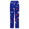 thumbnail image 6 of American Flag Blue Red White Winter Female Pants Flannel High Waist Women Pants Lady Warm Straight Leg Plush Trousers, 6 of 7