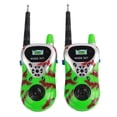 thumbnail image 1 of 2 uds Mini Walkie Talkies Radio electrónica interfono para niños juguete Bling Bling Verde, 1 of 11