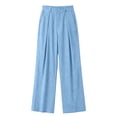 thumbnail image 7 of BUIGTTKLOP Corduroy Dress Pants for Women Business Casual Outfits High Waisted Work Slacks Wide Leg Office Trousers, 7 of 7