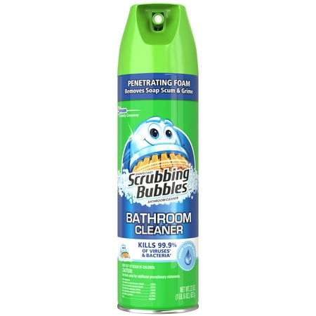 UPC 025700395720 product image for Scrubbing Bubbles Antibacterial Bathroom Cleaner Aerosol, Fresh Clean, 22 oz | upcitemdb.com