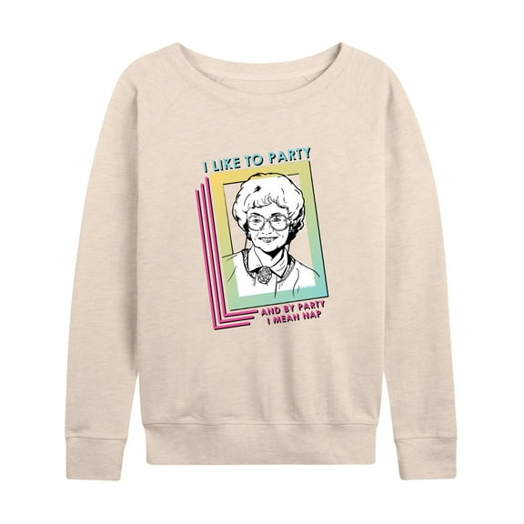 Golden Girls - Party Nap - Women's Lightweight French Terry Long Sleeve Shirt