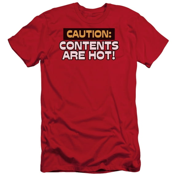 - Contents Are Hot - Slim Fit Short Sleeve Shirt - Large